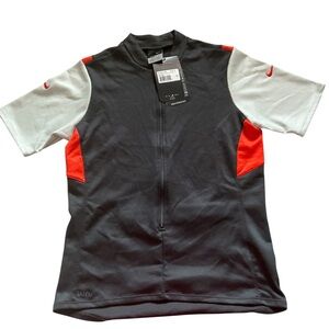 Nike cycling jersey biking shirt bike cycle athletic grey sphere women’s small